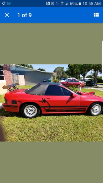 rx7 nice motor was rebuild only have 28,000 on the motor runs nice n smooth 1988 Mazda RX-7 Convertible Convertible 2-Door