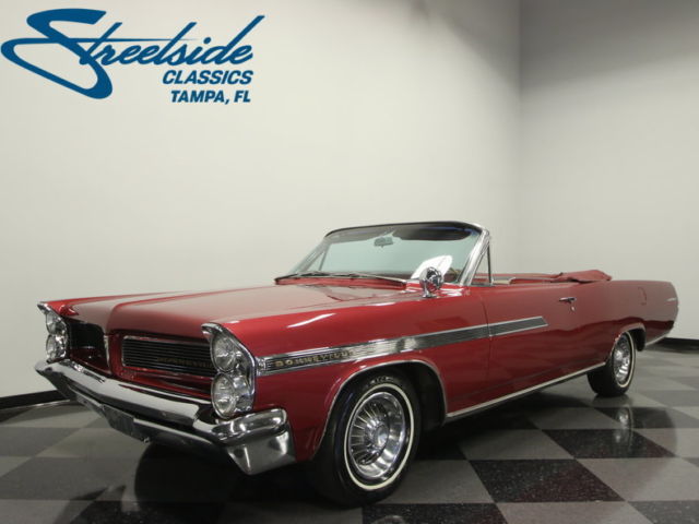 #S MATCH 389 V8, ORIGINAL COLORS, TH400, PS, PB, P TOP, WILWOOD, NICE BONNEVILLE 1963 Pontiac Bonneville