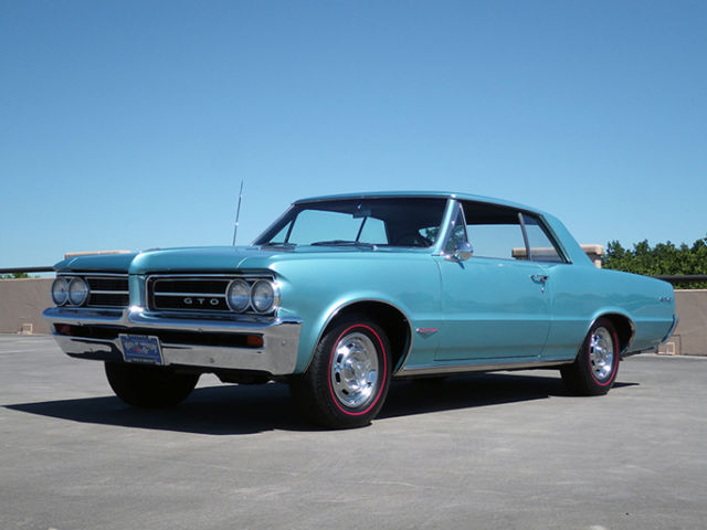 #s match, Broadcast Sheet and PHS documents 1964 Pontiac GTO