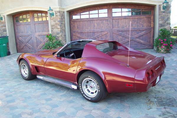 #'S MATCH L82 350 V8, side pipe , A/C, T-TOP, PWR WIN,TILT/TELOSCOPIC, AL WHEELS 1975 Chevrolet Corvette L-82