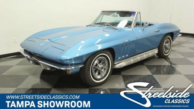 #S MATCH L84 RAM-JET FI 327, 4 SP, FACTORY COLORS, 1 OF 771, LAST YEAR FUELIE! 1965 Chevrolet Corvette Fuelie Convertible