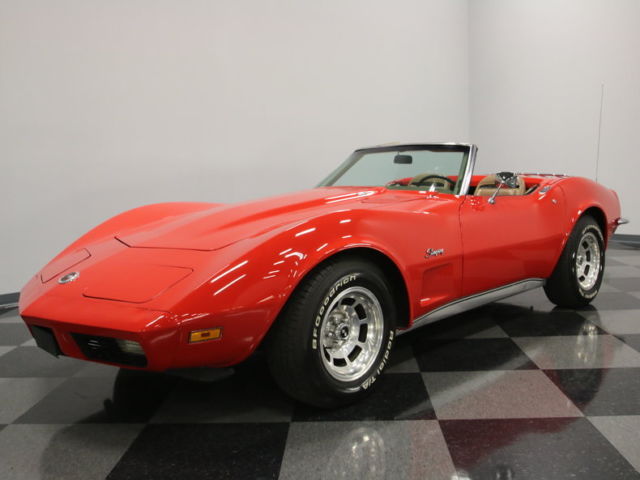 #'S MATCHING 350CI MOTOR, TH400 TRANS, GREAT COLOR COMBO, AFFORDABLE C3 VERT 1973 Chevrolet Corvette