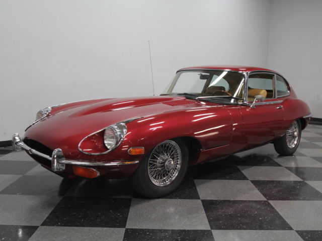 #'S MATCHING, 4.2 CID,4-SPEED, 4 WHL DISCS, LEATHER, STUNNING BRITISH CLASSIC 1970 Jaguar E-Type 2+2