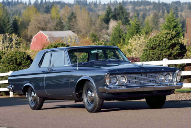 Savoy, 426 Stage I Max Wedge, #s match, 16,027 original miles, highly documented 1963 Plymouth Savoy
