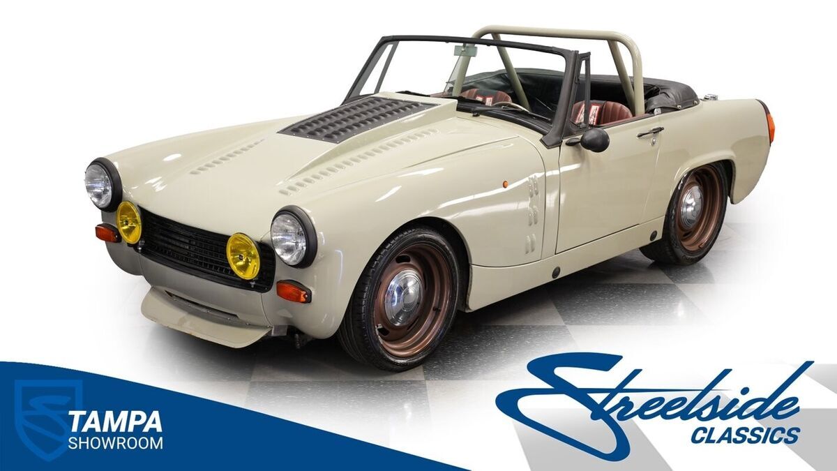 SBF 302 V8 T5 5 SPEED MANUAL 4 WHEEL DISC COILOVERS ROLL BAR DAKOTA DIGITAL GAUG 1972 MG Midget Restomod 302 V8