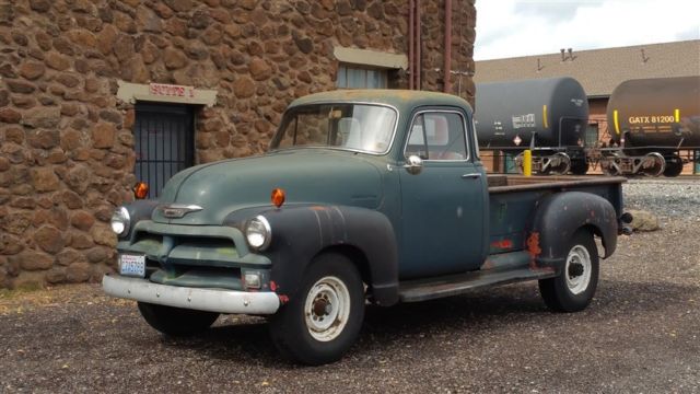 SCARCE 54 CHEVROLET 3600 3/4 TON EX-FIRE DEPT &TEXACO SERVICE TRUCK DAILY DRIVER 1954 Chevrolet Other Pickups Step Side