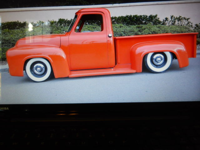SCRAPE N' LOWERED FORD F100 SOLID GEM! 1953 Ford F-100