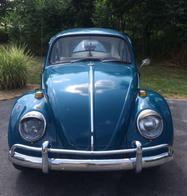 Sea-blue Classic Volkswagen Beetle Nice 1965 Volkswagen Beetle - Classic