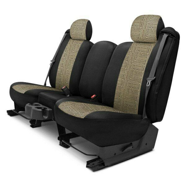 For Oldsmobile Silhouette 98-04 Designer™ 2nd Row Cities™ Gold with Black Custom