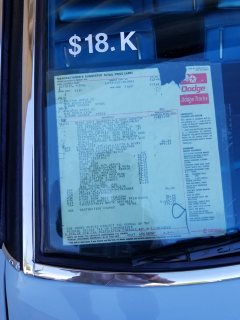 1972 Dodge Dart Swinger   -Trim Code F385 - photo 2