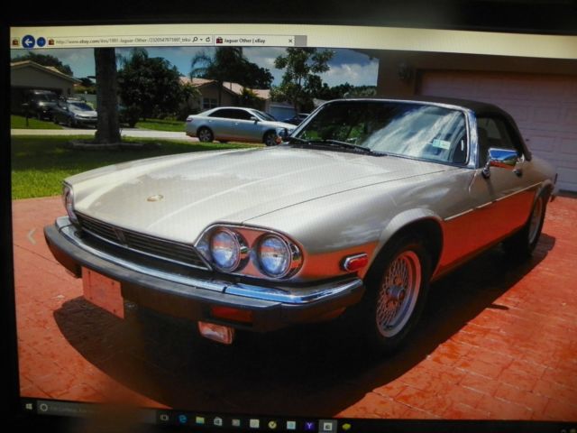 sell a car HERE IS A BEAUTIFUL 1991 XJS CONVERTABLE ONE OWNER VERY LOW MILAGE 1991 Jaguar XJS
