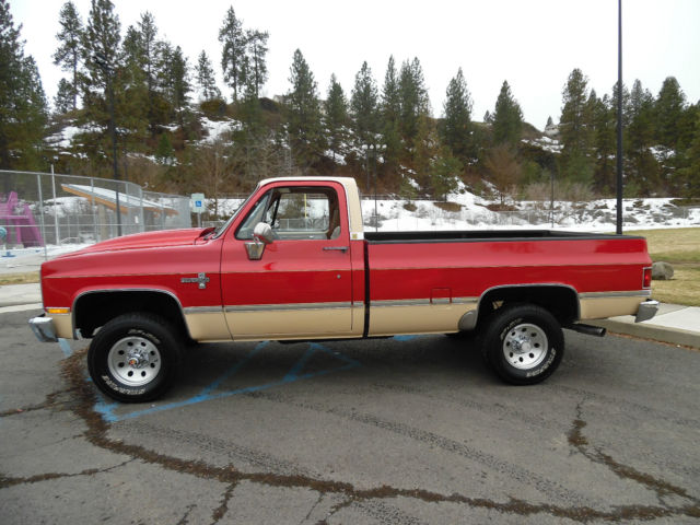 SELLING AT NO RESERVE 1985 CHEVY SILVERADO K10 LONG BED 4X4 TRUE SURVIVOR 1985 Chevrolet C/K Pickup 1500 CHEVY SILVERADO K10 4X4