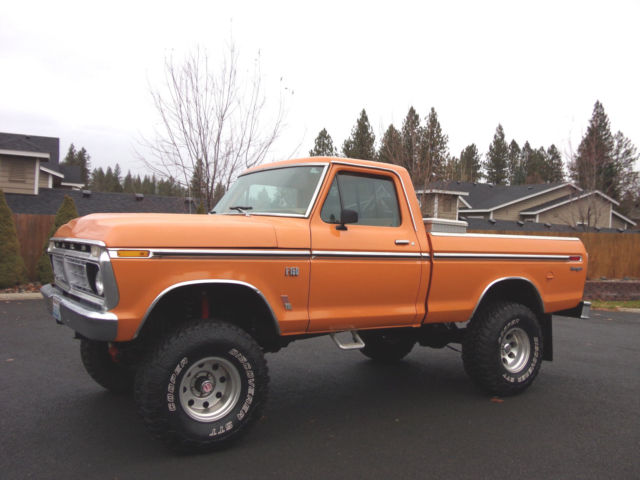 SELLING WITH NO RESERVE 1976 FORD F-150 4X4 WITH A 5INCH LIFT 1976 Ford F-150 2-DOOR