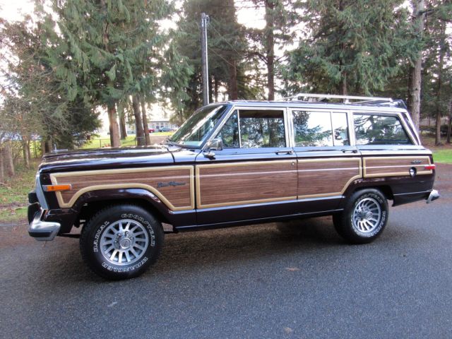 SELLING WORLD WIDE WITH NO RESERVE 1991 JEEP GRANDWAGONEER rust free 1991 Jeep Wagoneer GRAND WAGONEER