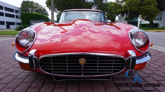 1972 Jaguar E-Type XKE CONVERTIBLE V12 A/C WIRE WHEELS AUTOMATIC GARA - photo 13