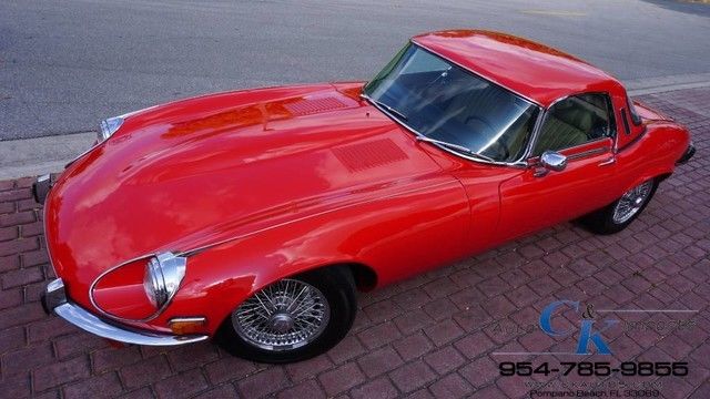 1972 Jaguar E-Type XKE CONVERTIBLE V12 A/C WIRE WHEELS AUTOMATIC GARA - photo 2