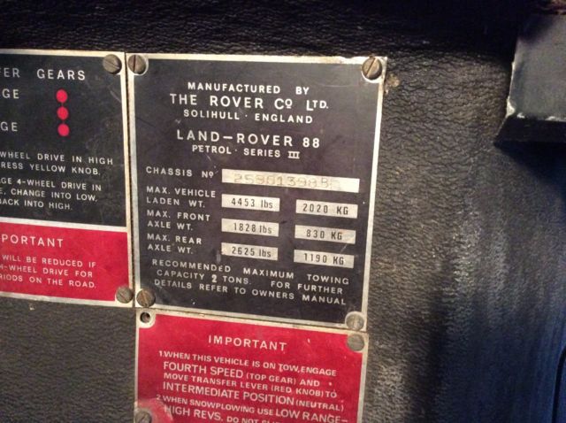 1973 Land Rover Series III - photo 12