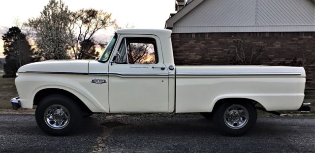 SHARP! 1966 Ford F-100 SWB Custom Cab 302-V-8, Automatic, Frame Off Build 1966 Ford F-100 Custom Cab