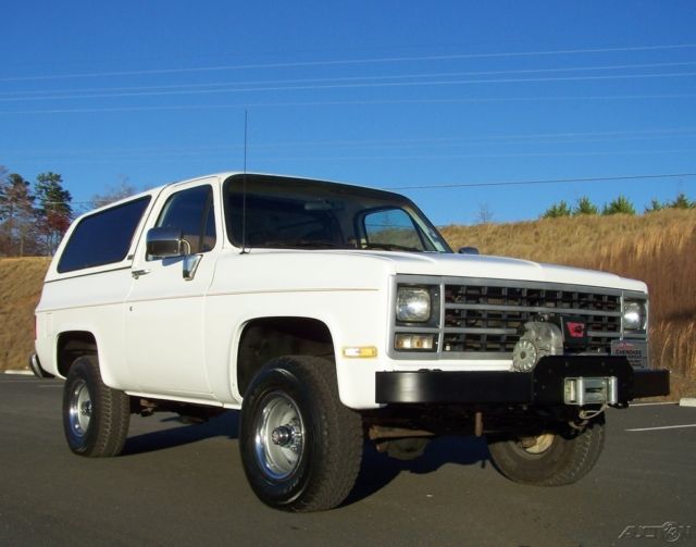 SHARP-ALL-STOCK-K5-V1500-4WD-AC-FUEL-INJ-5.7L-350-AUTO-4X4-WARN-WINCH-WAGON-SUV 1990 Chevrolet Blazer 1-OWNER 83K-CHEVY-ROCK-SOLID-ORG-NO-RUST-SURVIVOR