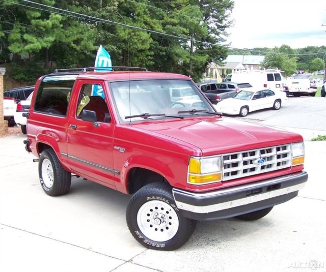 SHARP ALL STOCK QUALITY ORG PAINT 4WD ZERO RUST COLD AC PWR PKG TILT CRUISE SUV 1990 Ford Bronco II XLT 4x4 2.9L V6 5-SPEED GA WAGON SINCE NEW 2