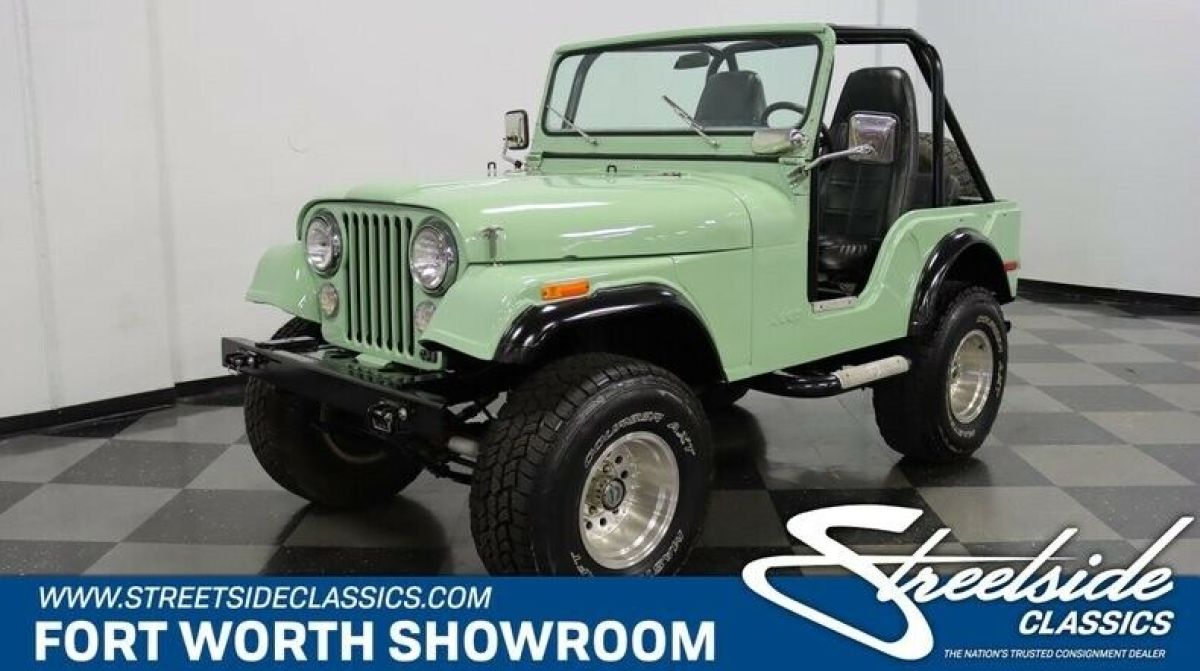 Sharp CJ! Fresh Paint, 304 V8, 4 Speed Manual, Power Steering, Runs/Drives Great 1975 Jeep CJ