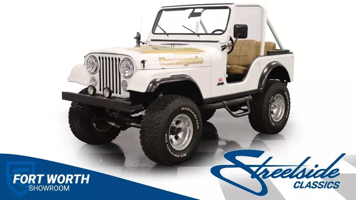 Sharp CJ w/ 304 V8, Trans, PS, Frt Disc Brakes, Soft Top/Doors, Correct C 1978 Jeep CJ Renegade Levi Edition