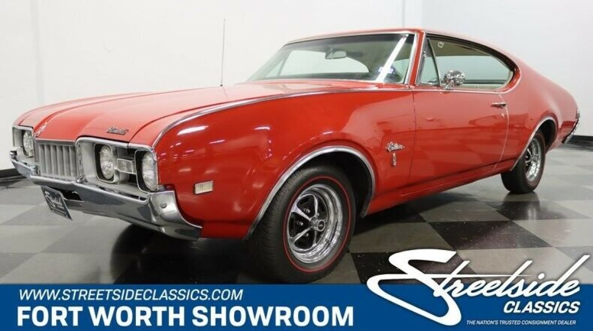 Sharp Cutlass, Olds 350 V8, Auto, A/C, PS/B w/ Front Discs, Protect-O-Plate! 1968 Oldsmobile Cutlass S