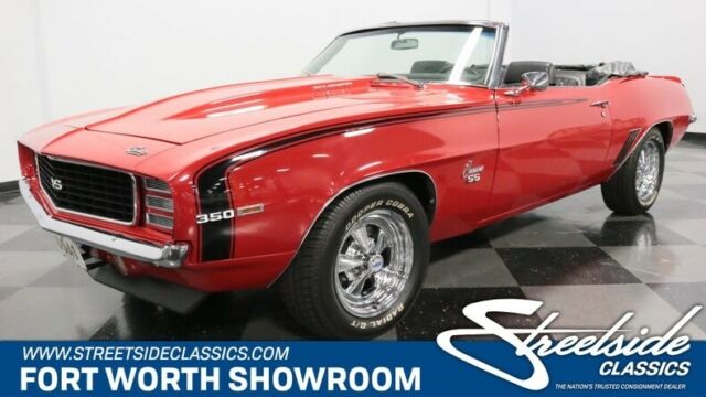 Sharp Drop Top! 350 V8, Auto, PS/B w/ Fr Disc, Subframe Connctrs, Elec RS Doors 1969 Chevrolet Camaro RS/SS