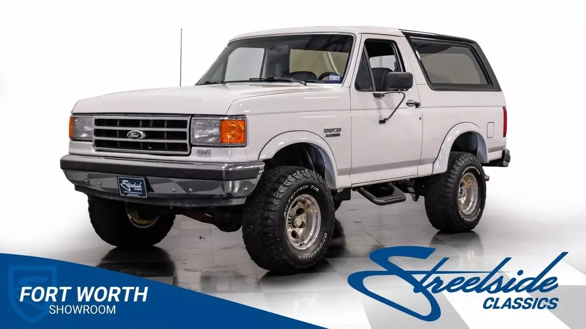 Sharp Full Size Bronco! 5.8L V8, Auto, 4X4, A/C, Fresh Leather Interior, Slight 1991 Ford Bronco XLT 4X4