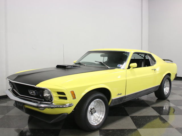SHARP MACH 1 W/ A 351 CLEVELAND V8, 4 SPEED MANUAL, FRONT DISCS, LOADS OF FUN! 1970 Ford Mustang