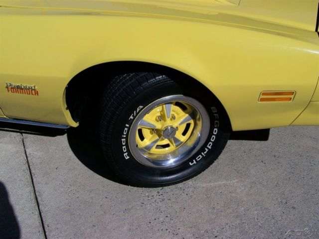 1976 Pontiac Firebird 1-OWNER FORMULA SINCE 79 5.7L 350 AUTOMATIC AC YELLOW BEAUTY - photo 10