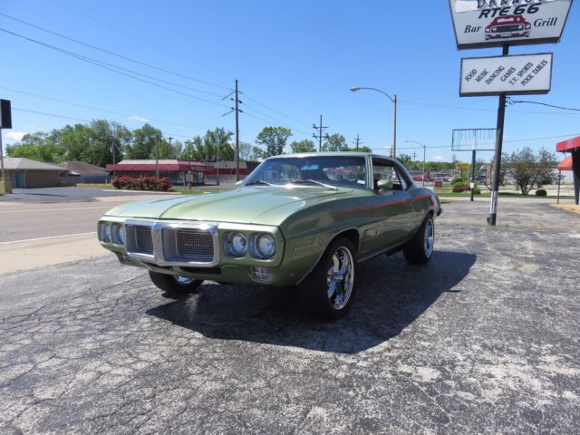 Sharp Rust-Free 69 Firebird Green on Green Built 400 4 Speed Auto 4 Wheel Disks! 1969 Pontiac Firebird
