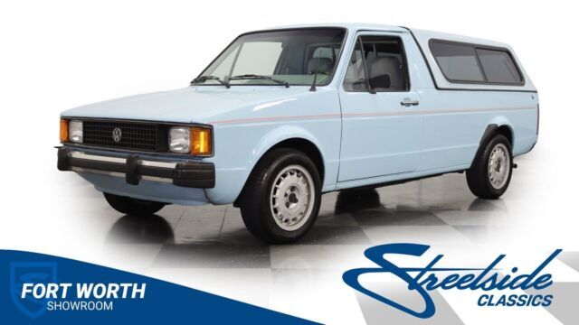 Sharp Survivor w/ Reportedly 64k Actual Miles, 1.7L 4 Cyl, 4 Spd Man, Bed Topper 1982 Volkswagen Rabbit Pickup