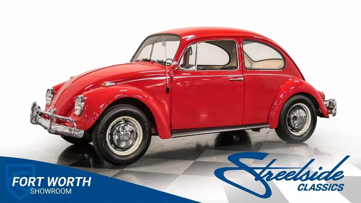 Sharp VW Bug w/ 1200cc & 4 Spd Manual, Nice Red Repaint, Runs/Drives Really Well 1967 Volkswagen Beetle - Classic