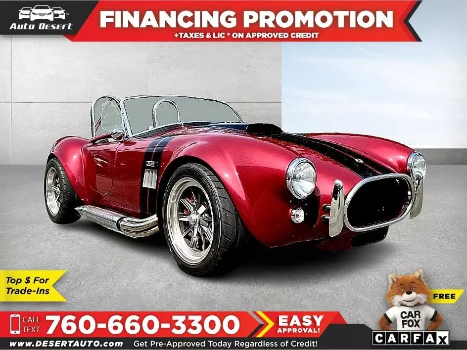 Shelby Cobra Replica Red 5MK4 is an accurate reproduction of Shelbys original CS 1965 Shelby Cobra Replica