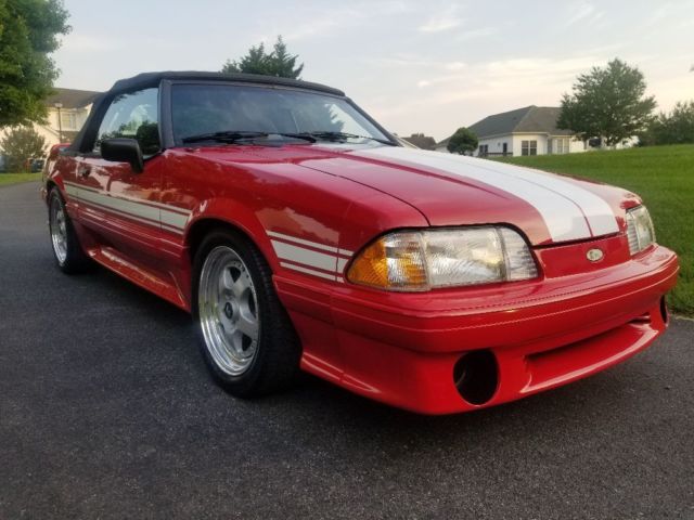 Shelby SAAC MKII #15 Convertible 1,600 miles Blueprint for the 1993 Cobra 1992 Ford Mustang Shelby SAAC MKII