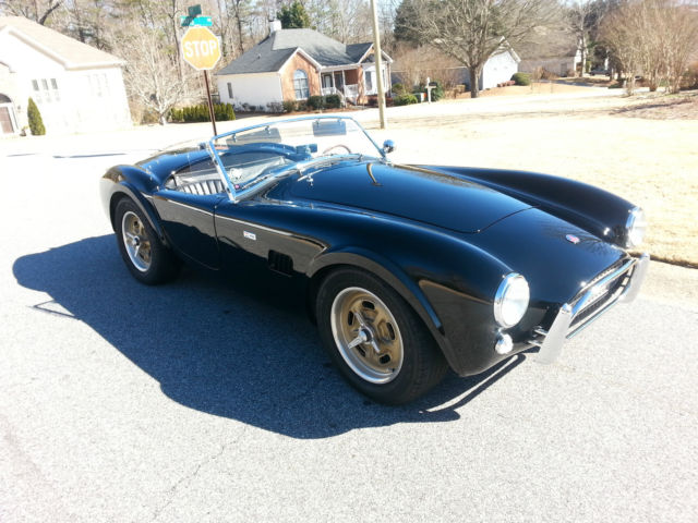 Shelby/Cobra/ ERA 289 Slab side with period correct 289 five bolt and t-10 1964 Shelby Black