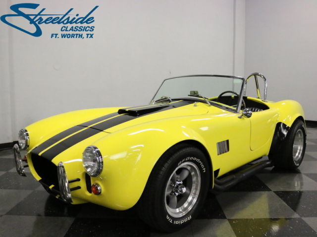 SHELL VALLEY KIT, 482HP 383 STROKER V8, 5 SPD MANUAL, DISC BRAKES, CLEAN BUILD!! 1967 Shelby Cobra Replica