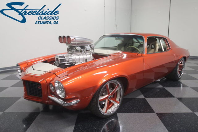 SHOW-STOPPER BUILD, SUPERCHARGED 454 V8, CUSTOM SUSPENSION, 4 DISC, MONSTER!!! 1970 Chevrolet Camaro RS Prostreet
