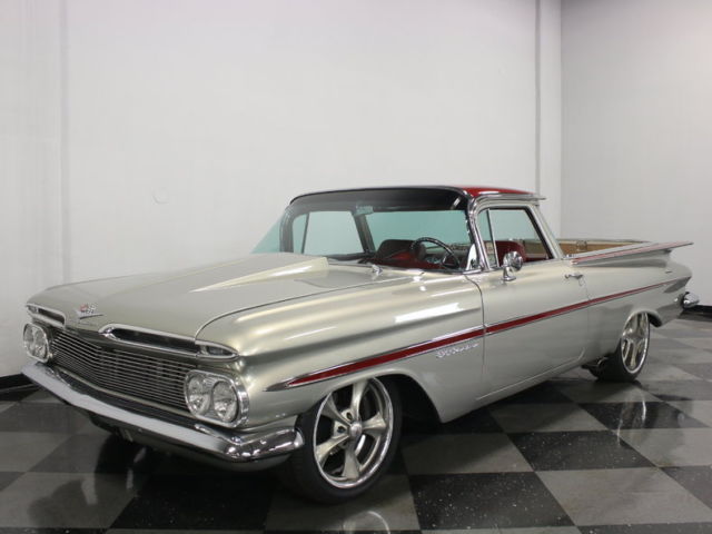 SHOW STOPPING FRESH BUILD! 572ci CRATE V8, LEATHER, AC, PWR DISCS, PS, MUST SEE! 1959 Chevrolet El Camino
