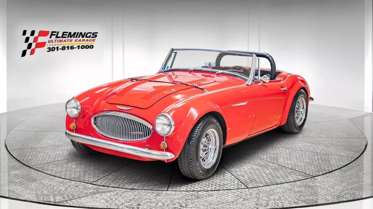 Signal red 1987 Austin Healey 3000 Roadster Available Now! 1987 Austin Healey 3000 V-8 replica