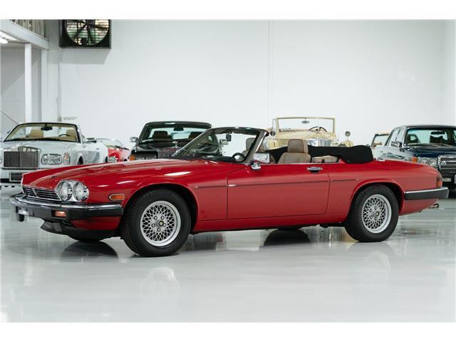 Signal Red over Barley | Please "See full description" for more photos/info 1990 Jaguar XJ-S V12 Convertible