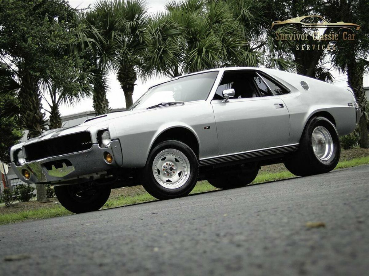 Silver AMC AMX with 16265 Miles available now! 1968 AMC AMX PRO Street