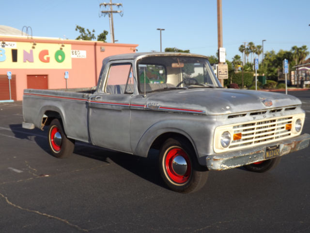 1963 Ford F-100 No Reserve Unmolested Patina California Pick-Up V8 - photo 2