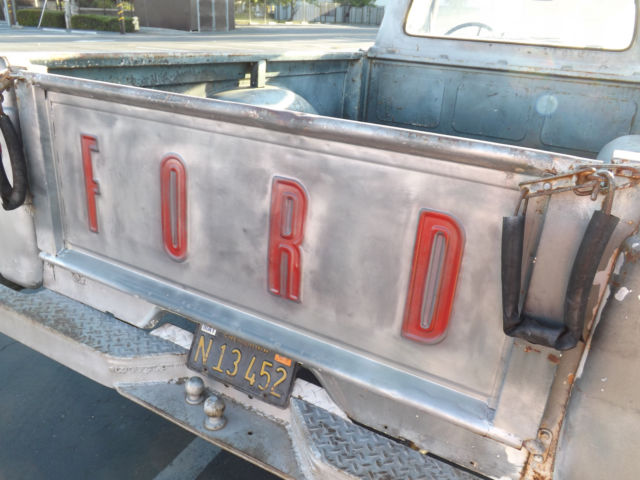 1963 Ford F-100 No Reserve Unmolested Patina California Pick-Up V8 - photo 5