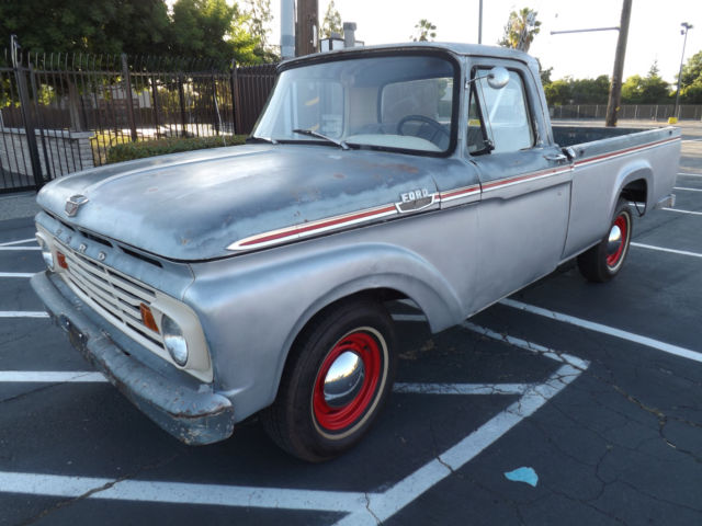 1963 Ford F-100 No Reserve Unmolested Patina California Pick-Up V8 - photo 6