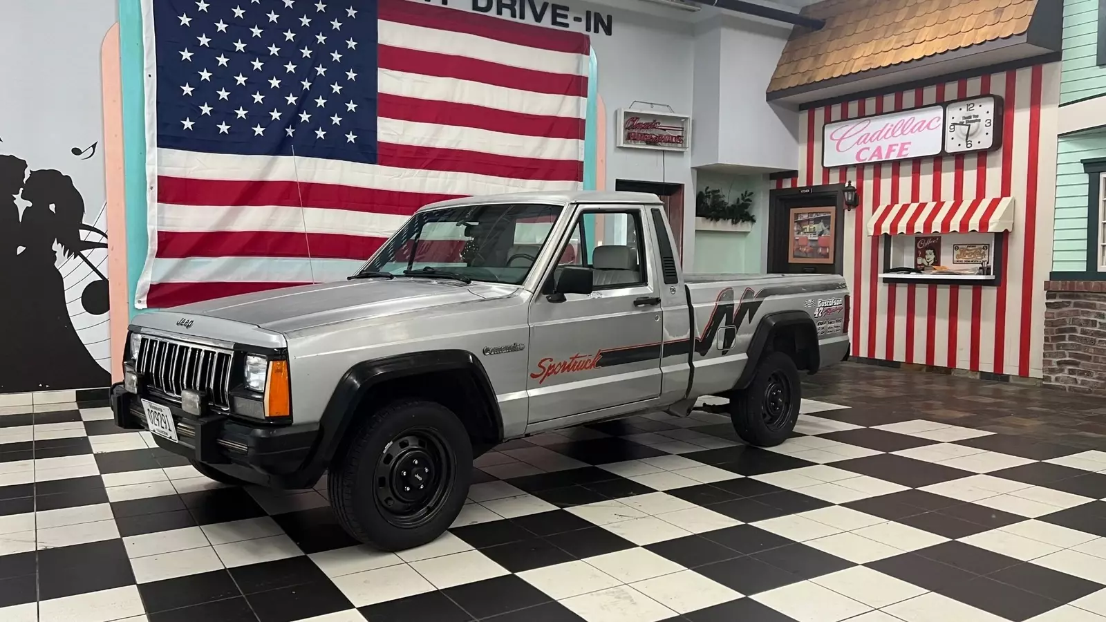 Silver Jeep Comanche Sport with 0 Miles available now! 1991 Jeep Comanche Sport