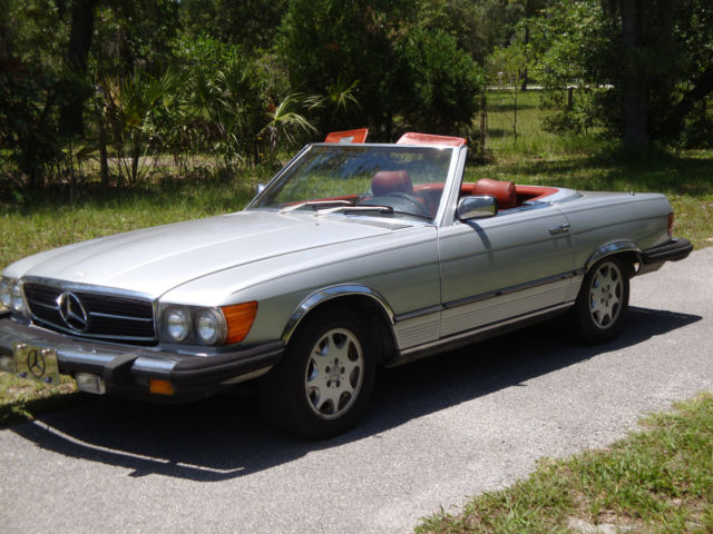 Silver MB 450SL 1980 Mercedes-Benz SL-Class 450 SL