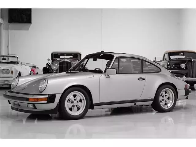 Silver Metallic over Grey | Please "See full description" for more photos/info 1989 Porsche 911 Carrera 3.2 25th Anniversary Coupe