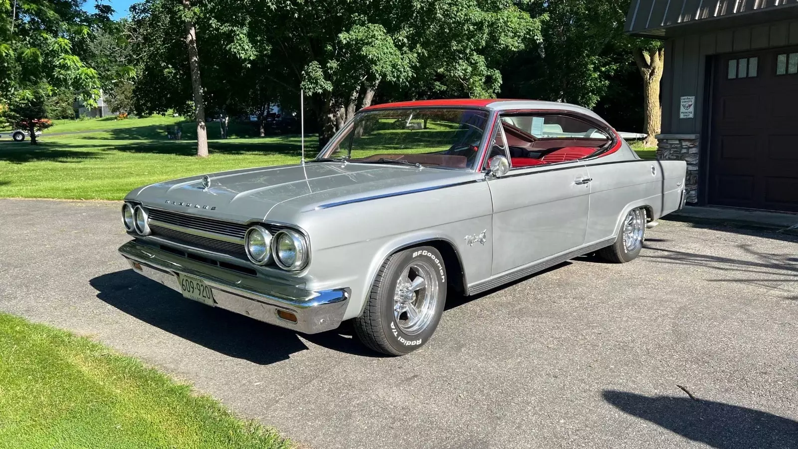 Silver Red AMC Marlin with 0 Miles available now! 1966 AMC Marlin